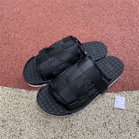 dior alpha slides black.